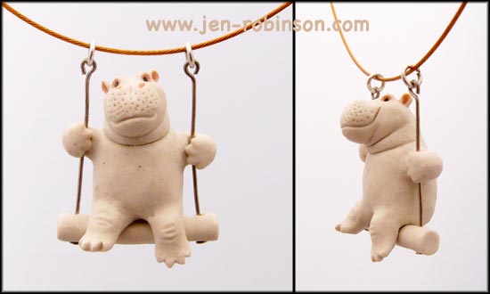 hippo necklace