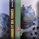 blue hippo bookends