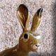 ceramic hare sculpture