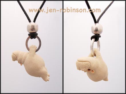 hippo necklace